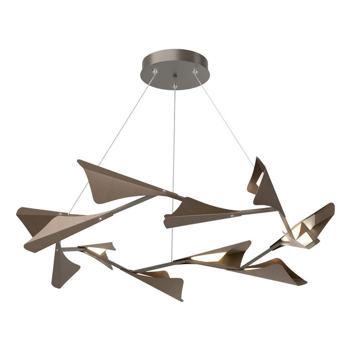 Hubbardton Forge 135008-LED-STND-07-05 LED Pendant, Dark Smoke