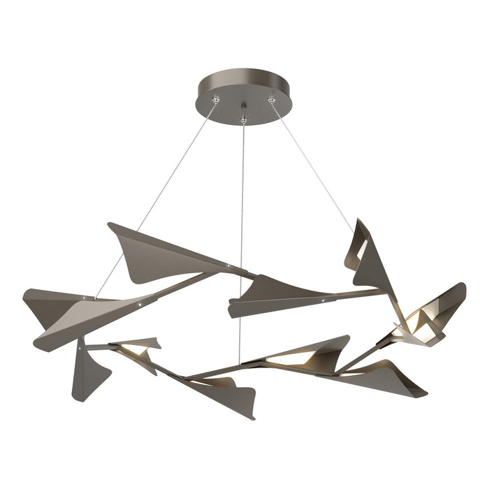 Hubbardton Forge 135008-LED-STND-07-07 LED Pendant, Dark Smoke