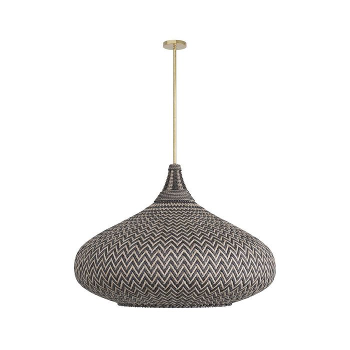 Arteriors DMS05 One Light Pendant, Black