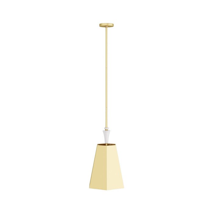 Arteriors DPC02 One Light Pendant, Antique Brass