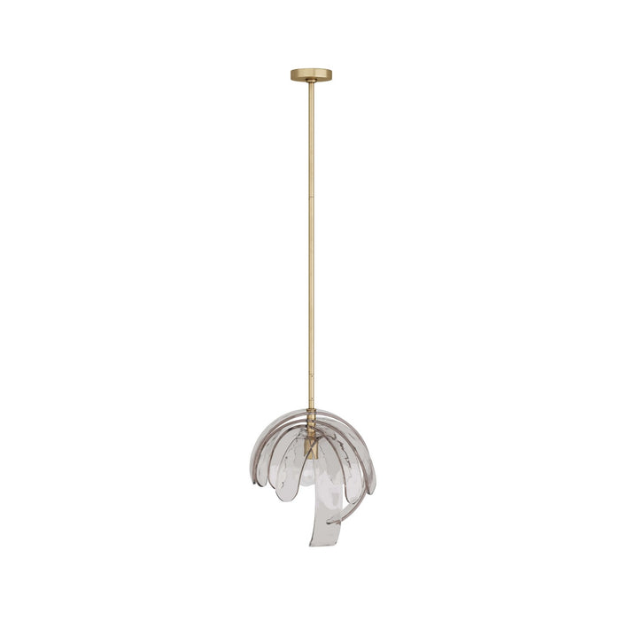 Arteriors DPI01 One Light Pendant, Smoke Luster