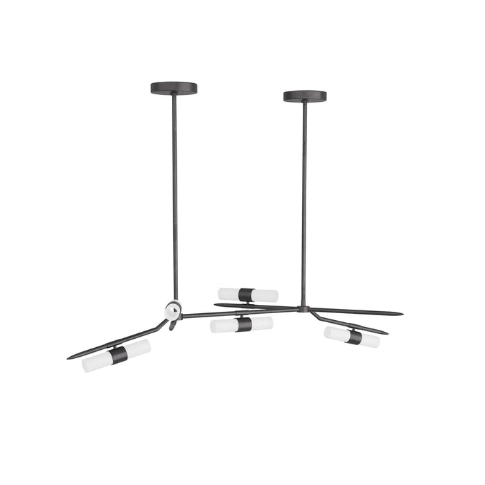 Arteriors DRC04 LED Chandelier, English Bronze