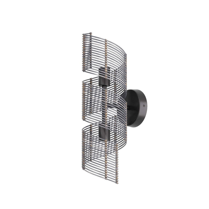 Arteriors DWS02 Two Light Wall Sconce, Dark Gray Stained