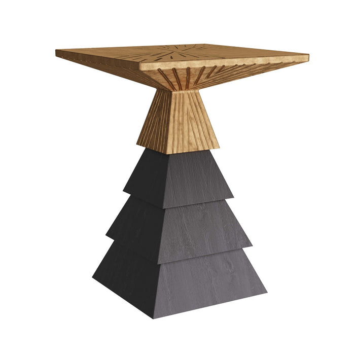 Arteriors FAI02 Accent Table, Antique Brass
