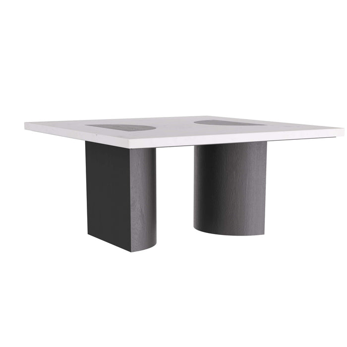 Arteriors FCI01 Cocktail Table, White Sandblasted