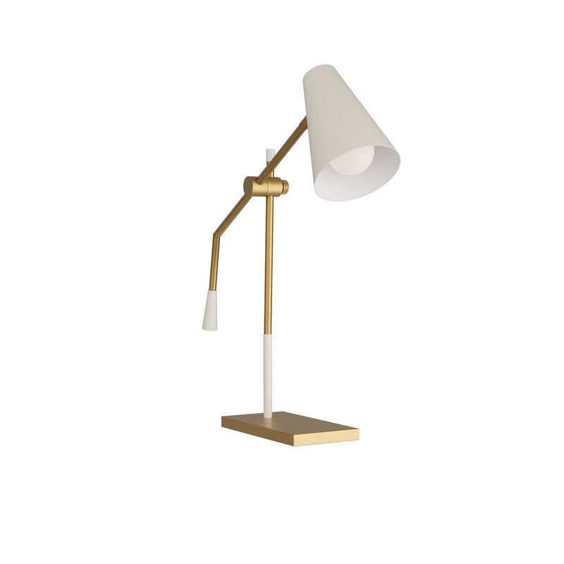 Arteriors PDC02 One Light Table Lamp, Antique Brass