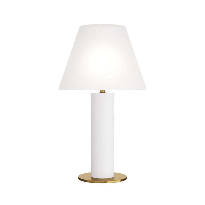 Arteriors PTC01 One Light Table Lamp, Opal