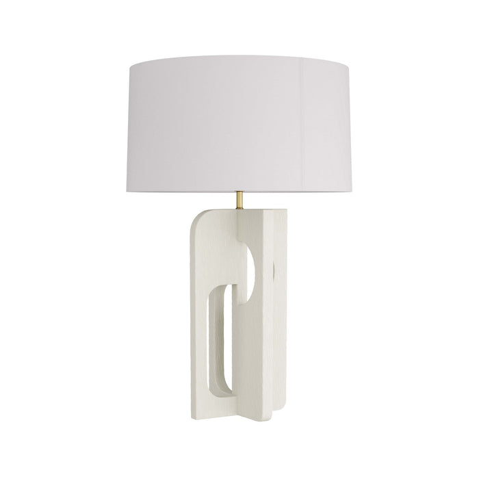Arteriors PTC07-SH015 One Light Table Lamp, Matte Ivory
