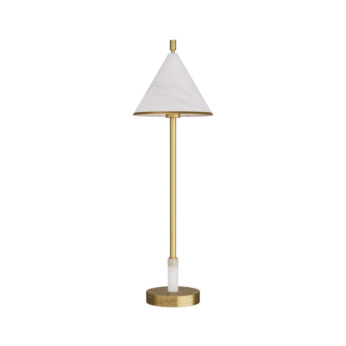 Arteriors PTC09 One Light Table Lamp, Antique Brass