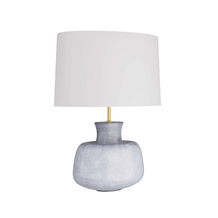 Arteriors PTE01-SH006 One Light Table Lamp, Frosted Blue Reactive