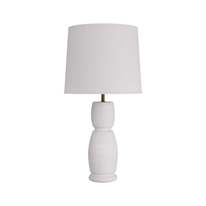Arteriors PTS03-SH011 One Light Table Lamp, Ivory