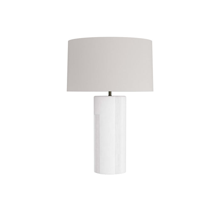 Arteriors PTS06-165 One Light Table Lamp, Matte White