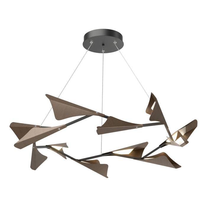 Hubbardton Forge 135008-LED-STND-10-05 LED Pendant, Black