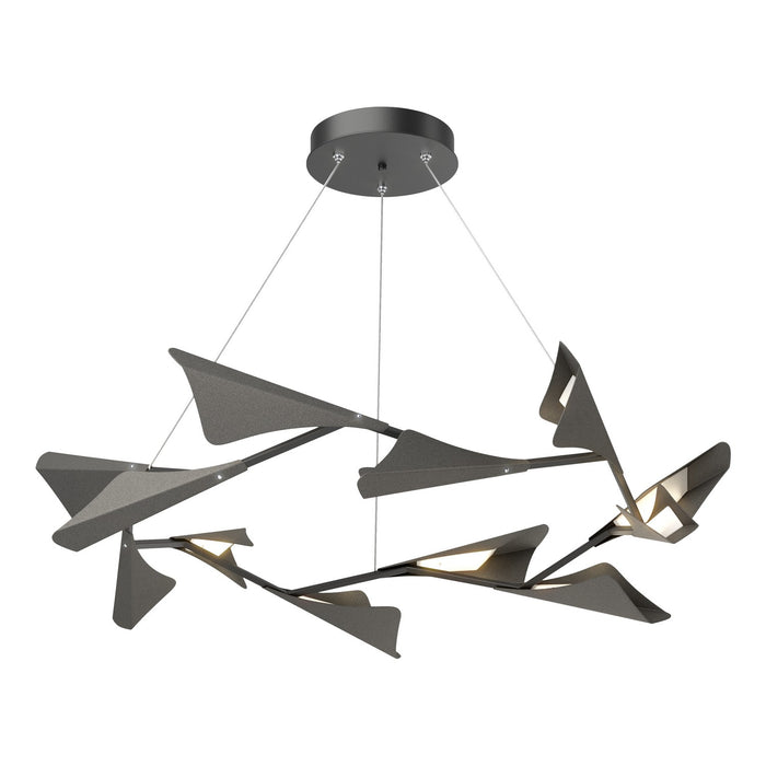 Hubbardton Forge 135008-LED-STND-10-20 LED Pendant, Black