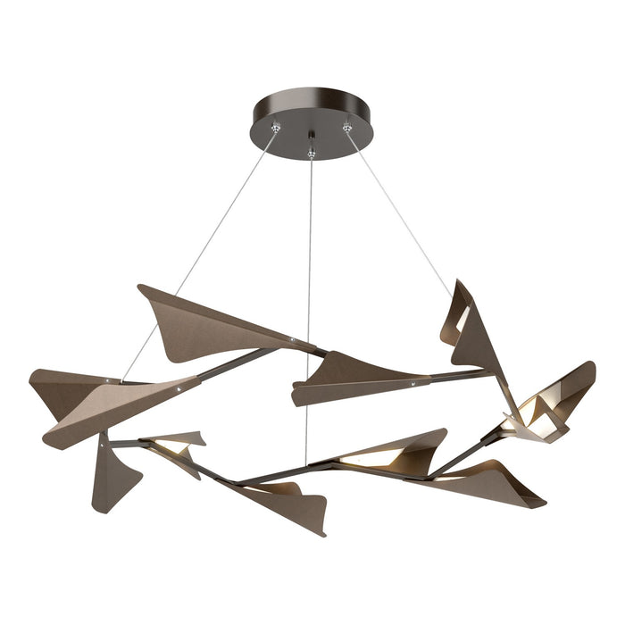 Hubbardton Forge 135008-LED-STND-14-05 LED Pendant, Oil Rubbed Bronze