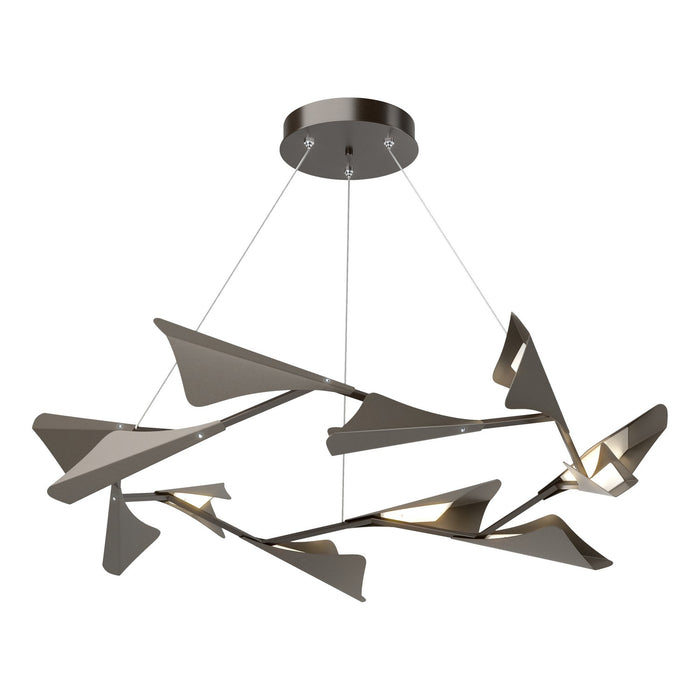 Hubbardton Forge 135008-LED-STND-14-07 LED Pendant, Oil Rubbed Bronze