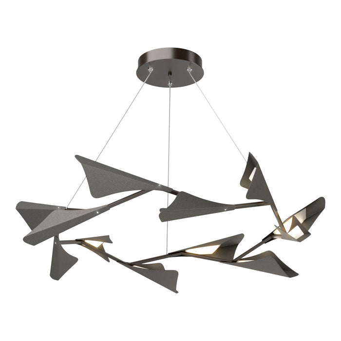 Hubbardton Forge 135008-LED-STND-14-20 LED Pendant, Oil Rubbed Bronze