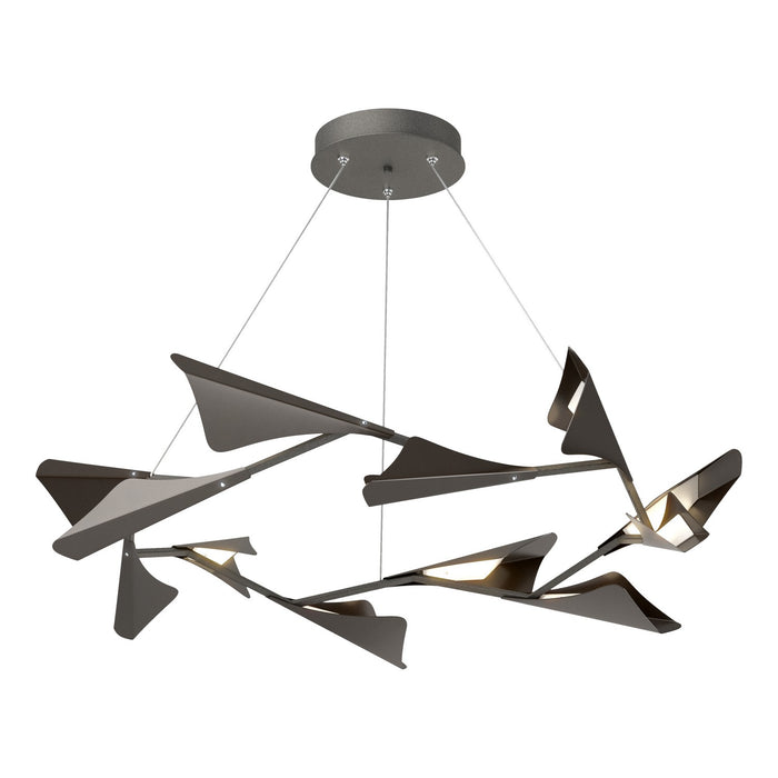 Hubbardton Forge 135008-LED-STND-20-14 LED Pendant, Natural Iron