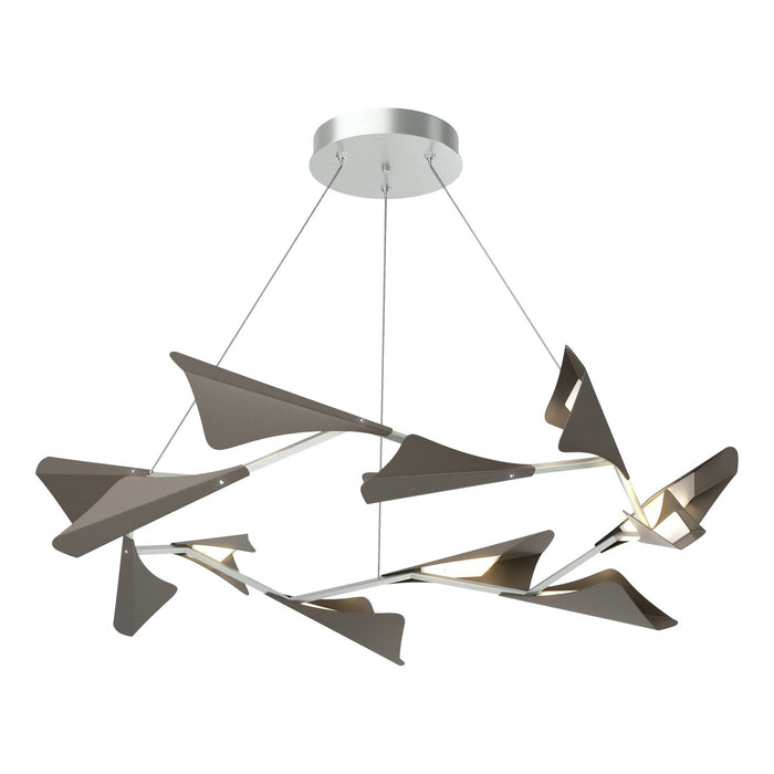 Hubbardton Forge 135008-LED-STND-82-07 LED Pendant, Vintage Platinum