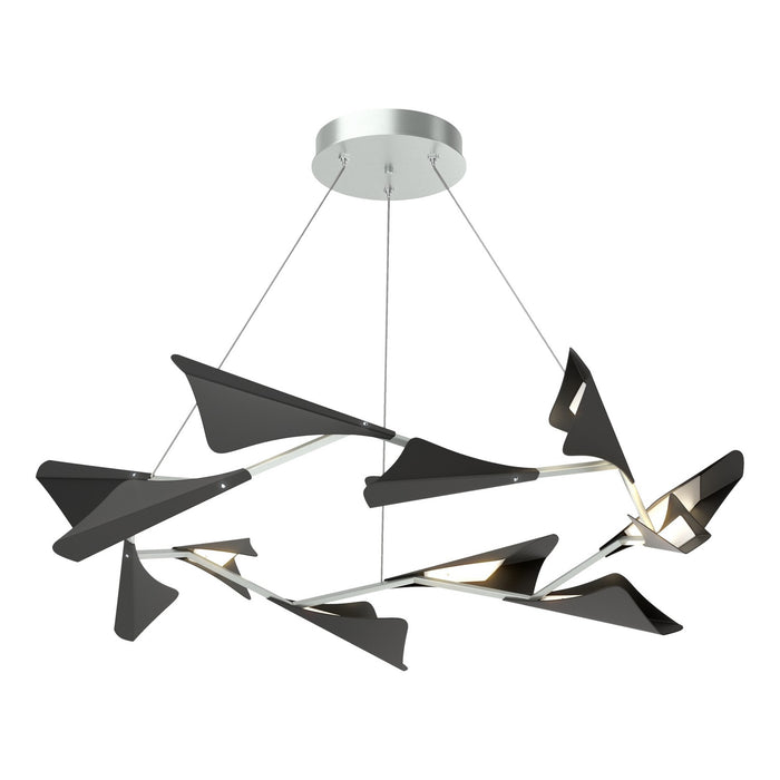 Hubbardton Forge 135008-LED-STND-82-10 LED Pendant, Vintage Platinum