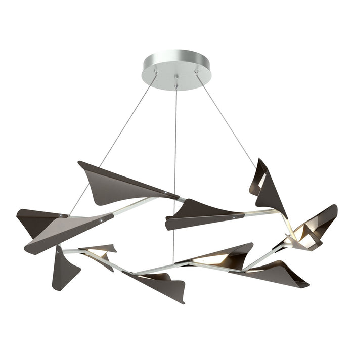 Hubbardton Forge 135008-LED-STND-82-14 LED Pendant, Vintage Platinum