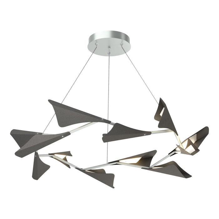 Hubbardton Forge 135008-LED-STND-82-20 LED Pendant, Vintage Platinum