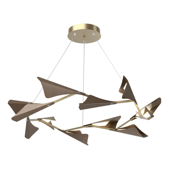 Hubbardton Forge 135008-LED-STND-84-05 LED Pendant, Soft Gold