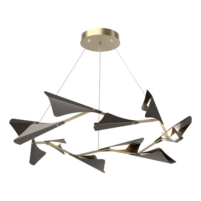 Hubbardton Forge 135008-LED-STND-84-14 LED Pendant, Soft Gold