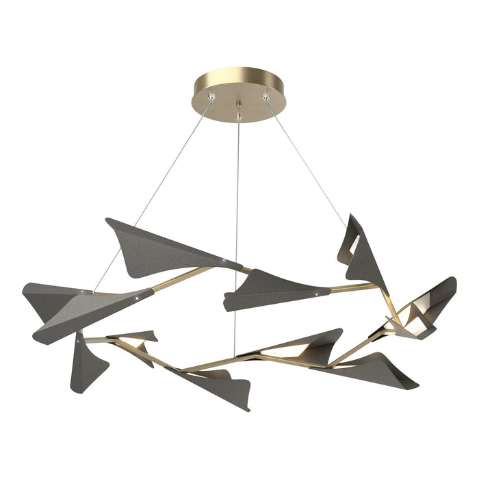 Hubbardton Forge 135008-LED-STND-84-20 LED Pendant, Soft Gold
