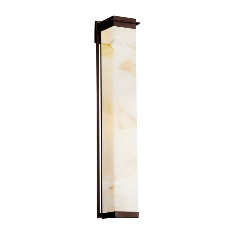 Justice Designs ALR-7547W-DBRZ LED Outdoor Wall Sconce, Dark Bronze