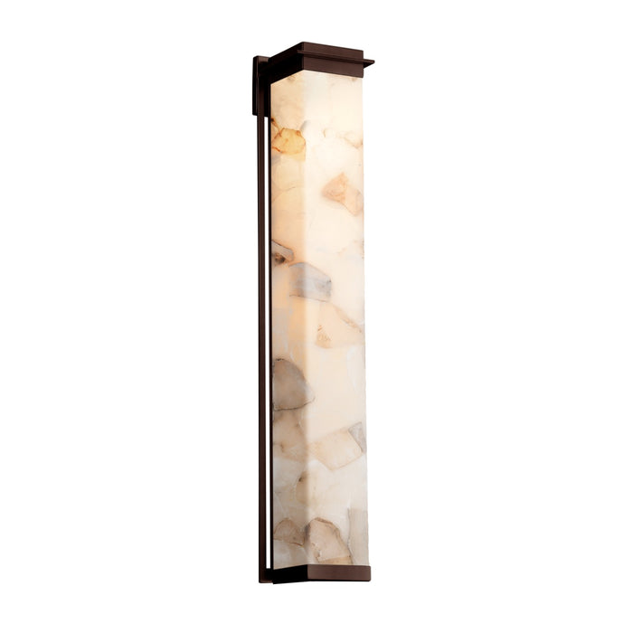 Justice Designs ALR-7547W-DBRZ LED Outdoor Wall Sconce, Dark Bronze