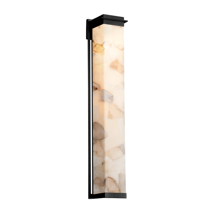 Justice Designs ALR-7547W-MBLK LED Outdoor Wall Sconce, Matte Black