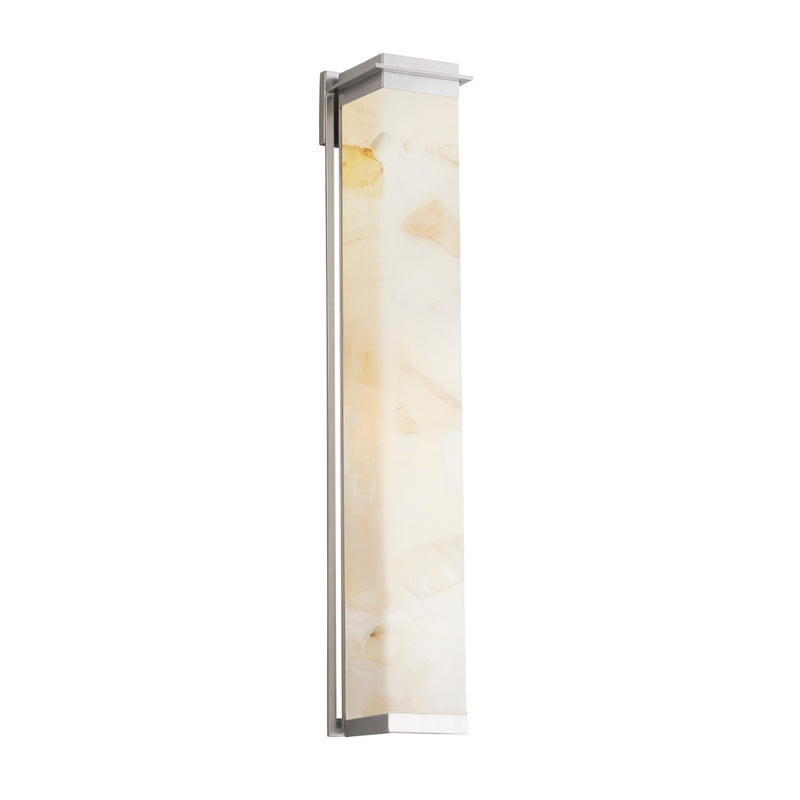 Justice Designs ALR-7547W-NCKL LED Outdoor Wall Sconce, Brushed Nickel