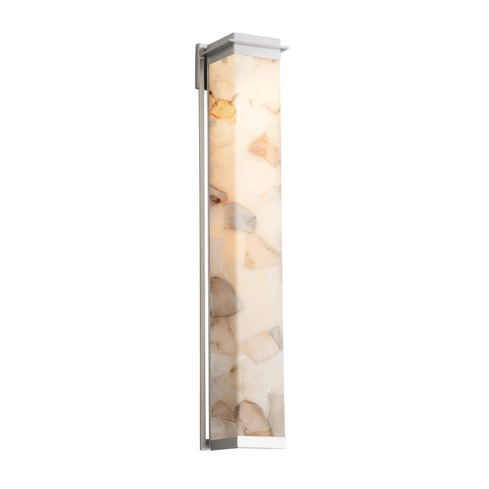 Justice Designs ALR-7547W-NCKL LED Outdoor Wall Sconce, Brushed Nickel