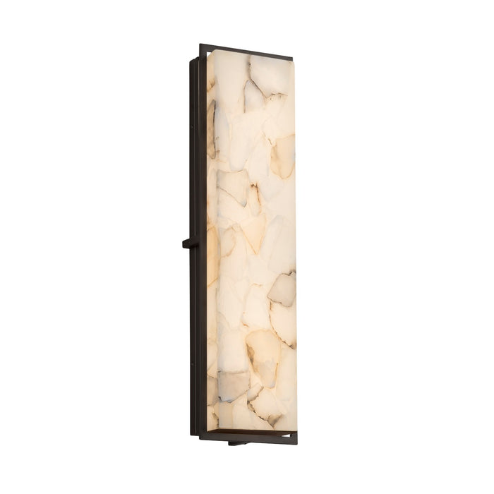 Justice Designs ALR-7565W-MBLK LED Outdoor Wall Sconce, Matte Black