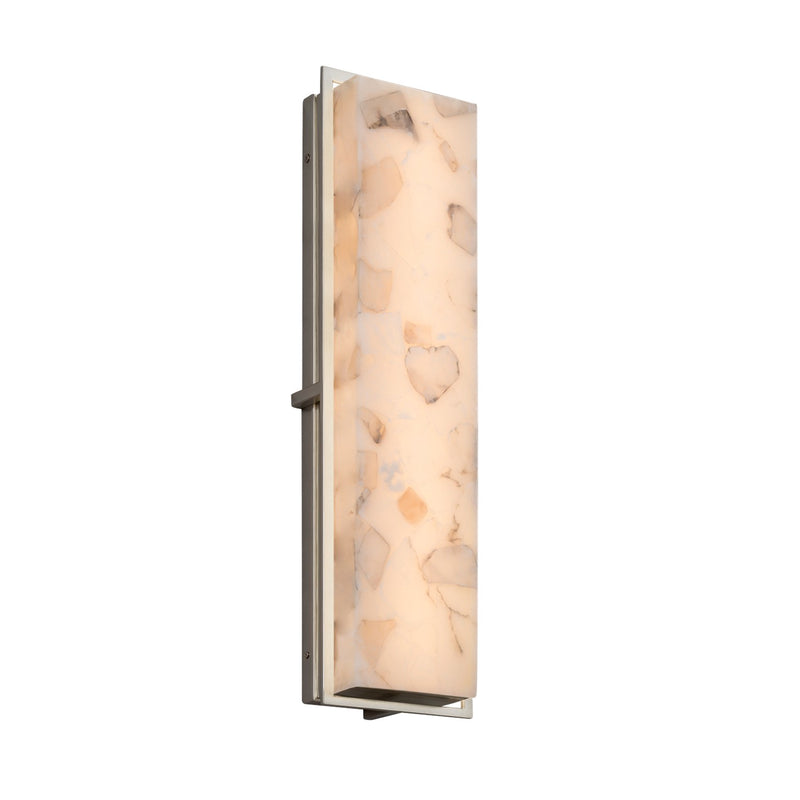 Justice Designs ALR-7565W-NCKL LED Outdoor Wall Sconce, Brushed Nickel