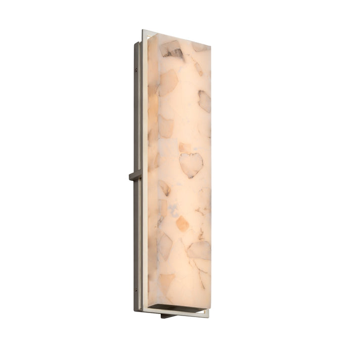 Justice Designs ALR-7565W-NCKL LED Outdoor Wall Sconce, Brushed Nickel