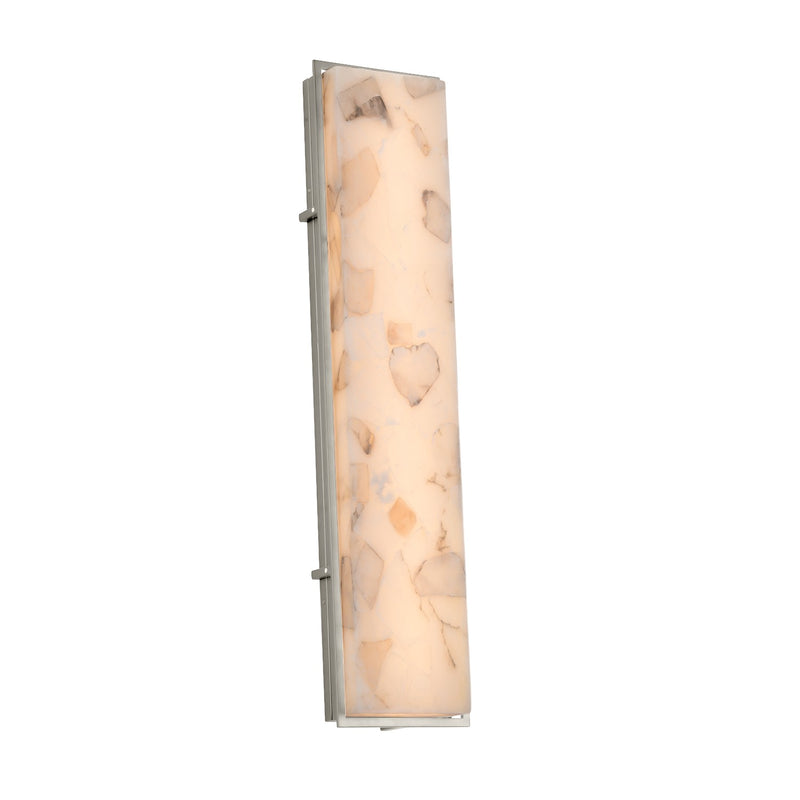 Justice Designs ALR-7566W-NCKL LED Outdoor Wall Sconce, Brushed Nickel