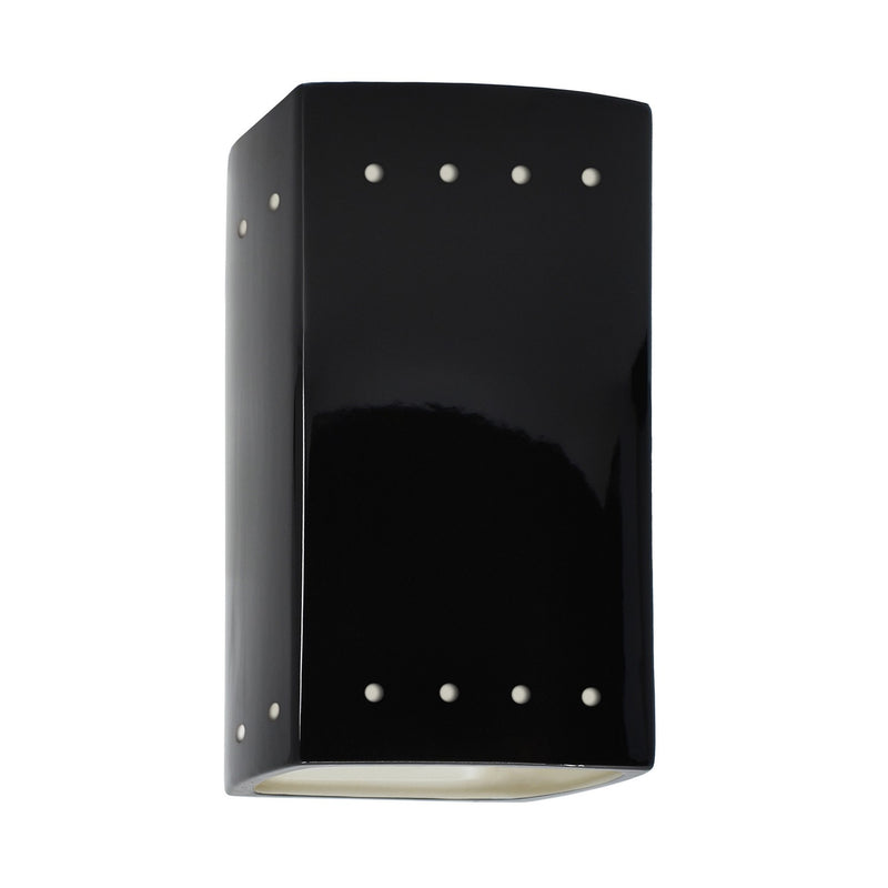 Justice Designs CER-0925W-BKMT-LED1-1000 LED Open Top & Bottom