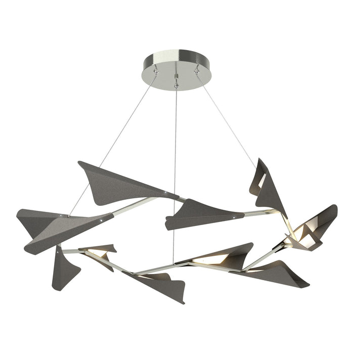 Hubbardton Forge 135008-LED-STND-85-20 LED Pendant, Sterling