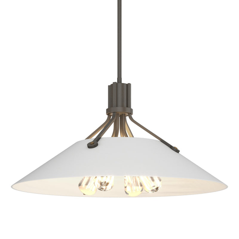 Hubbardton Forge 136340-SKT-MULT-07-02 Four Light Pendant, Dark Smoke