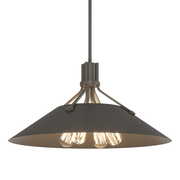 Hubbardton Forge 136340-SKT-MULT-07-07 Four Light Pendant, Dark Smoke