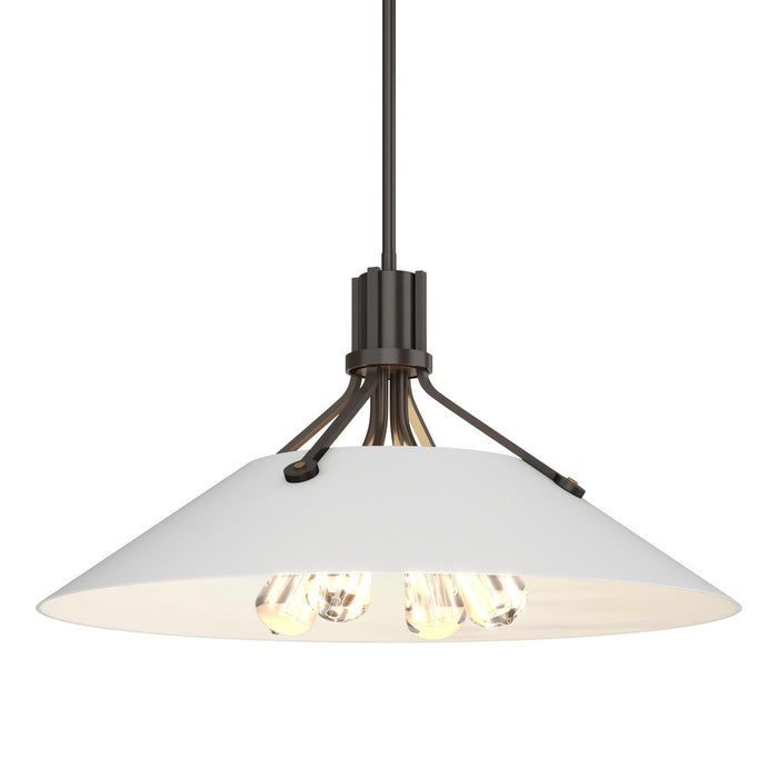Hubbardton Forge 136340-SKT-MULT-14-02 Four Light Pendant, Oil Rubbed Bronze