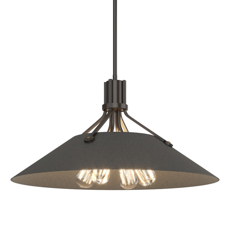 Hubbardton Forge 136340-SKT-MULT-14-20 Four Light Pendant, Oil Rubbed Bronze