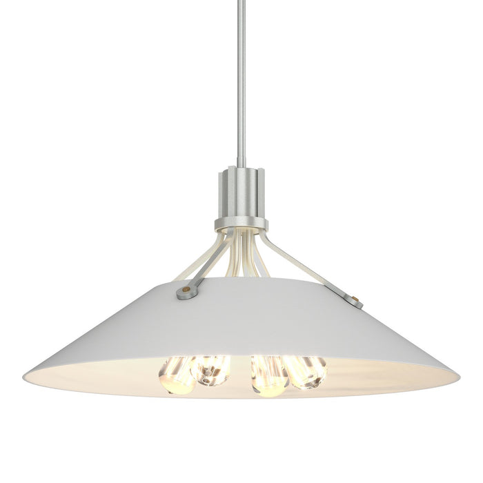 Hubbardton Forge 136340-SKT-MULT-82-02 Four Light Pendant, Vintage Platinum