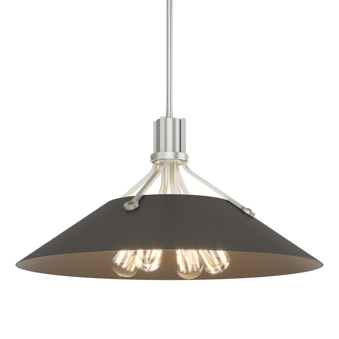 Hubbardton Forge 136340-SKT-MULT-82-07 Four Light Pendant, Vintage Platinum