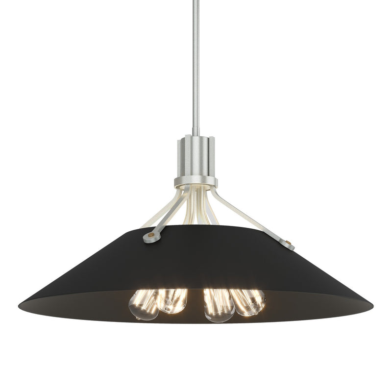 Hubbardton Forge 136340-SKT-MULT-82-10 Four Light Pendant, Vintage Platinum