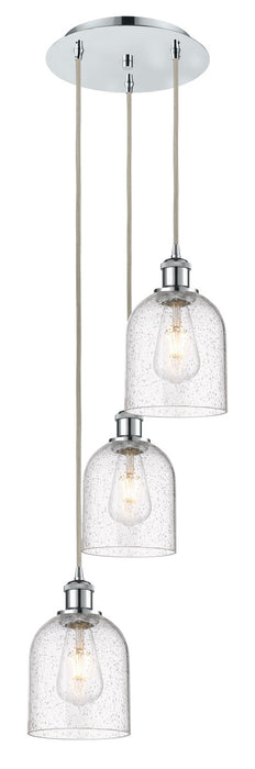 Innovations 113B-3P-PC-G558-6SDY Three Light Pendant, Polished Chrome