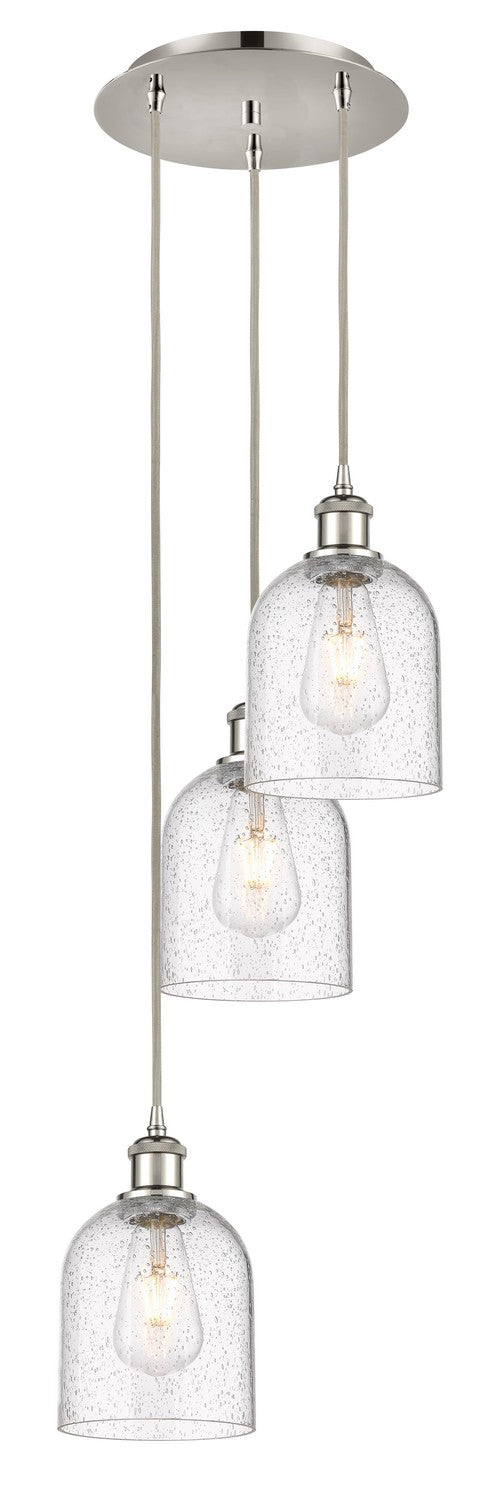 Innovations 113B-3P-PN-G558-6SDY Three Light Pendant, Polished Nickel