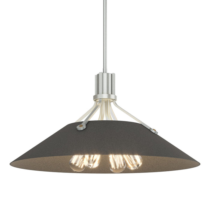 Hubbardton Forge 136340-SKT-MULT-82-20 Four Light Pendant, Vintage Platinum